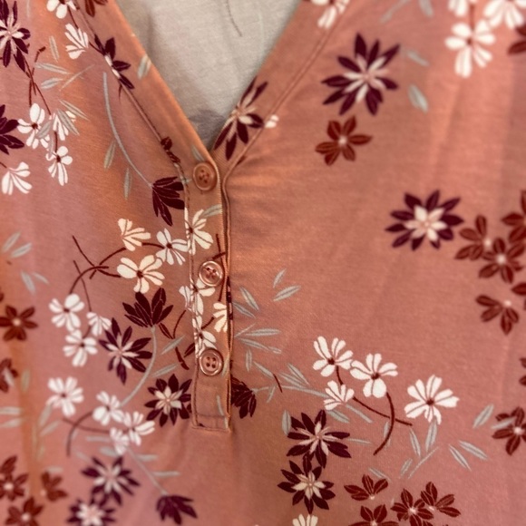 Market & Spruce Jennifer Henley Knit Tee 2x - Picture 7 of 10